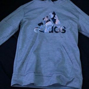 Women’s grey Adidas hoodie